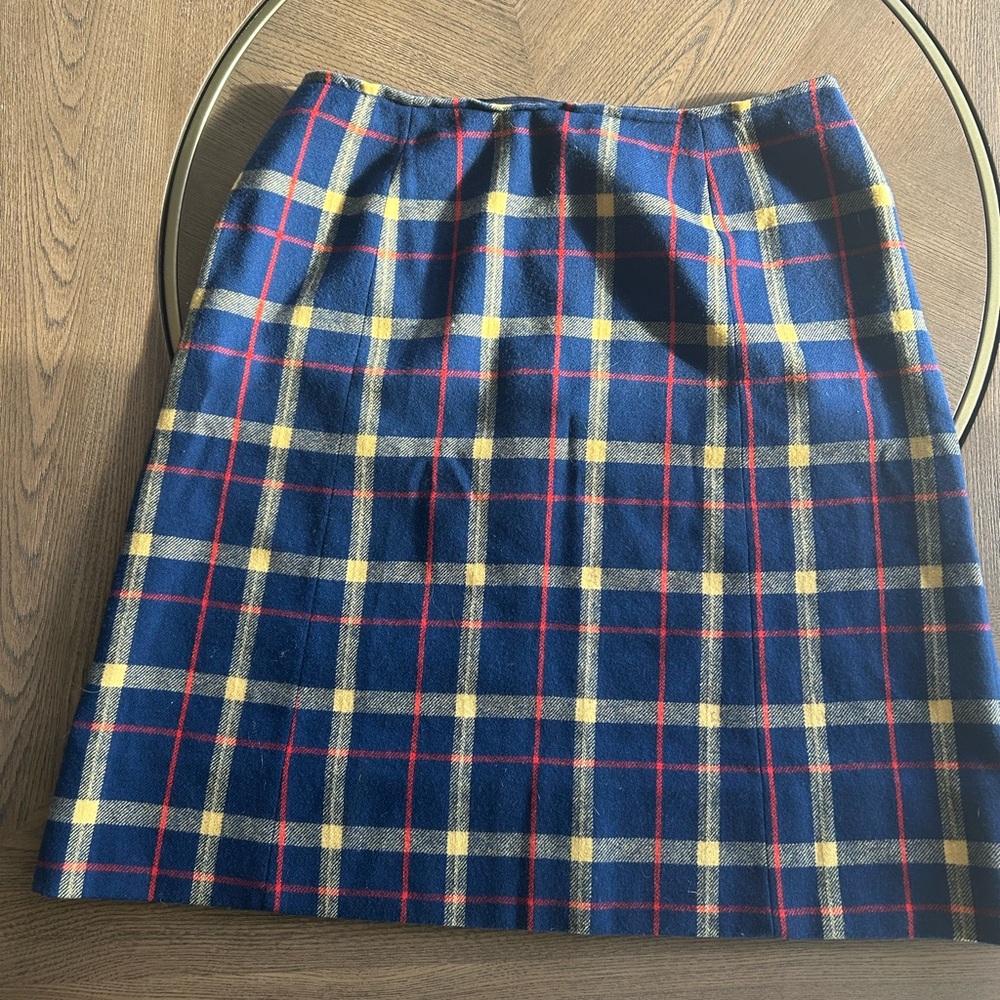 Vintage 80’s Pendleton wool skirt